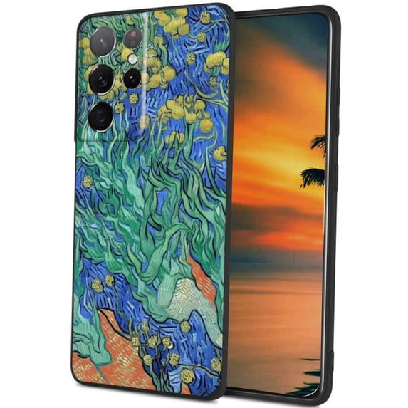 Compatible with Samsung Galaxy S22 Ultra Phone Case, Vincent-van-Gogh-0-1 Case Men Women, Flexible Silicone Shockproof Case for Samsung Galaxy S22 Ultra