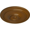 thumbnail image 3 of 40 1/4"OD x 3 1/8"P Small Classic Ceiling Medallion (Fits Canopies up to 10"), Hand-Painted Smokey Topaz, 3 of 6