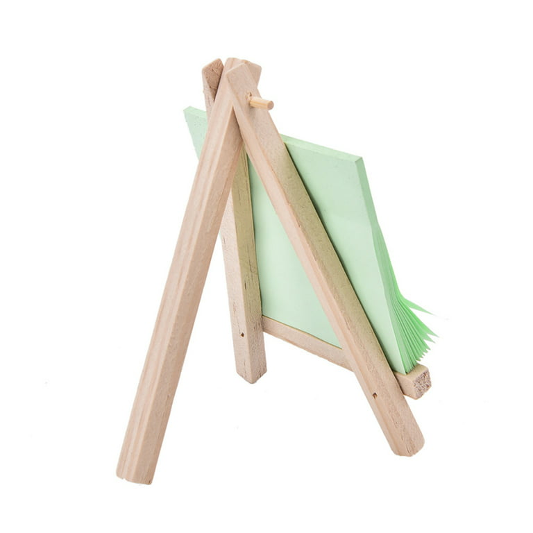 MageCrux 1PC Mini Wooden Tripod Easel Display Painting Stand Card Canvas  Holder 