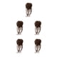 thumbnail image 1 of Qarigey Extensión de cola de caballo multiusos y de moda de fibra para mujer, cabello rizado, peluca de moño para mujer, fácil de usar 8B Type2 NO2, 1 of 6