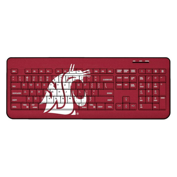 Washington State Cougars Solid Design Wireless Keyboard