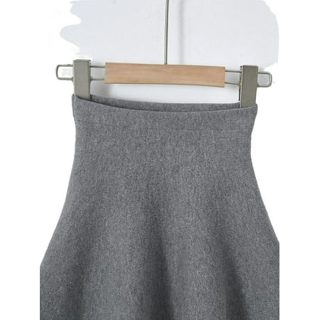 

Casual Plain Grey Toddler Girls Sweater Skirts (Girl s)