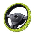 thumbnail image 2 of Balery Green Apple Fundas elásticas antideslizantes para volante, funda protectora universal para hombre y mujer, 15 pulgadas, accesorios para coche., 2 of 6