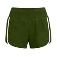 thumbnail image 5 of SBYOJLPB Shorts Pants Women's Loose Solid Color Shorts Thin Casual Shorts Sports Wearable Shorts Elastic Waist, 5 of 5