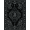 Black Gray, Pattern 1, variant on ODIKA Snake Moody Whimsical Boho Border Moth Witch Themed Gothic Witchy Refined for Dorm Room, Small Living Apartment, Stain Resistant Low Profile