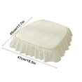 thumbnail image 3 of Miogawg Chair Pad, With Ruffled Skirt & Ties, Chair Cushions For Dining Room, Thick Not-Slip Soft Chair Pad For Banquet Hotel Wedding Party, 3 of 6