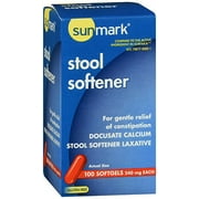 Sunmark Stool Softener Softgels - 100 ct