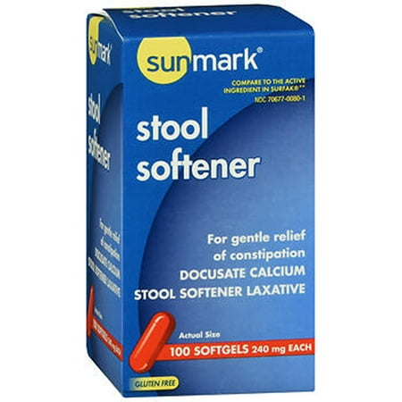 Sunmark Stool Softener Softgels - 100 ct