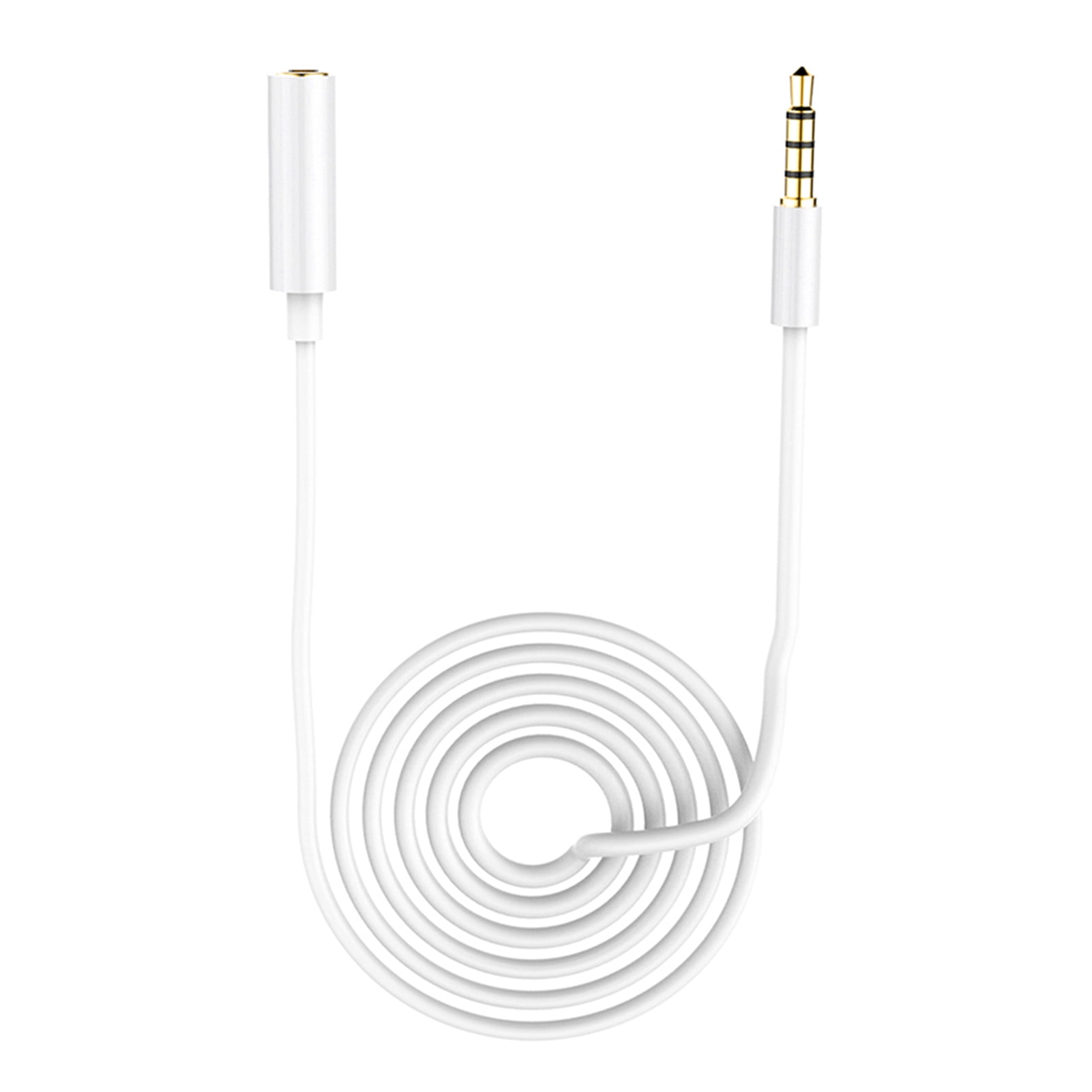 Juhai Earphone Extension Cable Stereo Audio Signal Transfer Plug Play 3