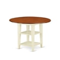 thumbnail image 3 of Atlin Designs 3-piece Dining Set with Wood Seat in Cherry, 3 of 6
