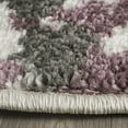 thumbnail image 2 of SAFAVIEH Adirondack Collection 4' x 4' Round Ivory / Purple ADR115L Floral Non-Shedding Dining Room Entryway Foyer Living Room Bedroom Area Rug, 2 of 2