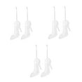 thumbnail image 4 of Worgeous 6 pcs  Mini Princess Shoe Christmas Tree Ornaments High Heel Shaped Shatterproof Baubles Christmas Tree Decoration for Xmas Tree Decorations, 4 of 8