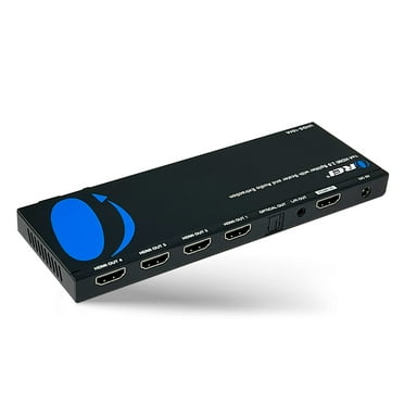 OREI 4K 1x4 HDMI 2.0 Splitter With Scaler And Audio Extraction With EDID Management (UHDS-104A)