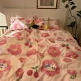thumbnail image 1 of Ensemble de Literie Kawaii Rose, 1 of 5