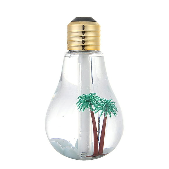 CEHVOM Creative Night Light Humidifier Usb Mute Small Colorful Bulb Humidifier
