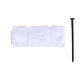 thumbnail image 2 of Tuvgenk 9.6 x 3.9 in Yard Garden Fence White Resin, Landscape Edging Easy Assembly for Landscape Panels, Patios with Ground Stakes, 2 of 6
