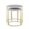 thumbnail image 2 of Chic Home Olivia Nightstand Side Table 2 Piece Set with PU Leather Top, 2 of 4