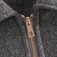 thumbnail image 5 of Fashion Multicolor Wool Blend Pocket Zipper Jacket For Women Stylish Casual Outerwear Coats Woman Petite Wool Coats Women's plus Size Coats Warm Jackets Women Women Vest plus down Lightweight Women, 5 of 8