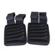 thumbnail image 1 of Par de muñequeras con peso ajustables, soporte fuerte para correr, gimnasia y aeróbicos (solo en negro, atadas a mano sin carga)., 1 of 6