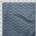 thumbnail image 3 of oneOone Cotton Flex Fabric Chevron Ikat Print Fabric By Yard 40 Inch Wide, 3 of 4