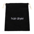 thumbnail image 1 of Secador de cabello Bolsa de almacenamiento Organizador de viajes Bolsas de dibujo Simple compactación de almacenamiento Compacto P sol de viaje Multi Negro, 1 of 8
