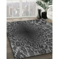 thumbnail image 2 of Ahgly Company Indoor Rectangle Patterned Charcoal Black Area Rugs, 7' x 9', 2 of 6