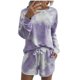 thumbnail image 2 of Puntoco Mujeres Moda Impreso Cuello Redondo Manga Larga Tops Pantalones Conjuntos De Traje Casual Puntoco Puntoco-439, 2 of 3