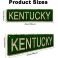 thumbnail image 2 of Kentucky Sign, America State Name Vintage Metal Tin Sign, Wall Decor for Office/Home/Classroom 4x16 Inches, 2 of 7