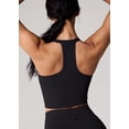 thumbnail image 3 of CRZ YOGA Hugcurve Racerback Longline Sports Bra for Women Size XS-2XL, 3 of 7