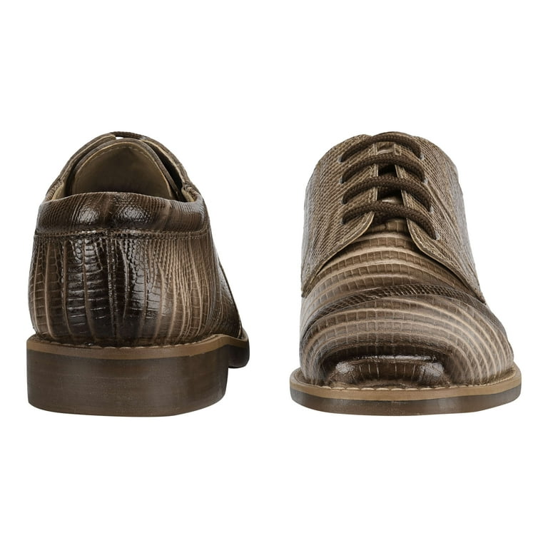 LIBERTYZENO Boy Kids Leather Dress Shoes Boys Wedding Shoes for Kids, Beige  - Walmart.com