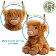 thumbnail image 6 of Henley The Highland Cow | 11.5 Inch Stuffed Animal Plush | By TigerHart Toys, 6 of 6