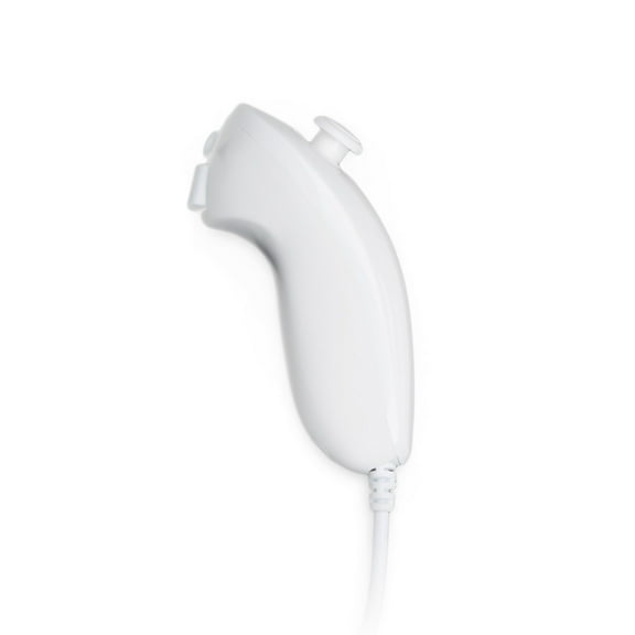 KMD Wired Nunchuk Controller for Nintendo Wii & Wii U, White