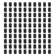 thumbnail image 1 of 100 Piezas Tapas de Extremo de Poste de Cerca Eléctrica Inserto de Enchufe Tapas de Poste de Cerca Redondas de Plástico Sistema de Cerca Electrónica de Pulso de Alto Voltaje Tapa Impermeable Negro 21, 1 of 8