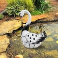 thumbnail image 4 of White Swan Statue Garden Decor for Outside,Bird Garden Statues for Outdoor Decor, Goose Decorative Metal Animal Ornaments Yard Art for Lawn, Patio, Porch, Pool, 4 of 6