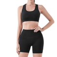 thumbnail image 1 of Women Jogging Gym Clothes Sets High Waist Yoga Leggings Tracksuit for Jogging Running Cycling, 1 of 5