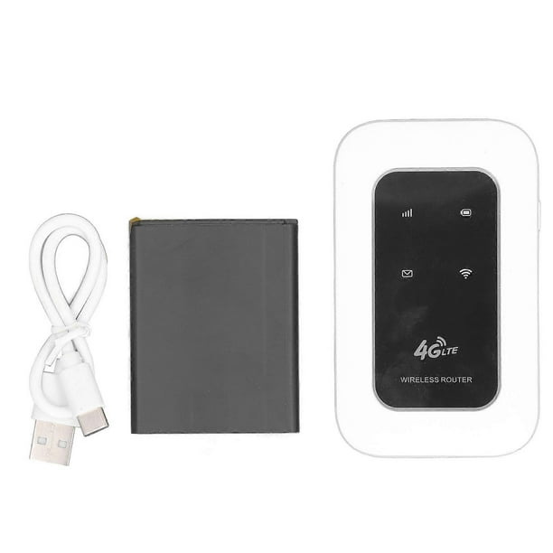 4G LTE Portable WiFi 300Mbps Unlocked WiFi Hotspot Router with SIM Card Slot for Smartphone Tablet Laptop
