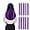 Deep Purple, variant on Hair Extension Clips 13pcs in 13 Mixed Colors 20 Inch Straight Hair Synthetic Fiber Hairpieces for Party