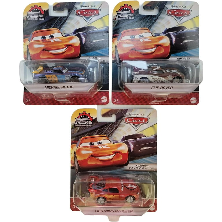Mattel Disney Pixar Cars RS 24h Hour Endurance Race Set of 3