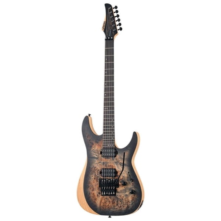 Schecter Reaper-6 Floyd Rose Charcoal Burst 1503-SHC - 558