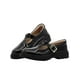 thumbnail image 2 of Zapato Escolar Para Niña Dogi® Charol Negro Con Broche negro 21, 2 of 6