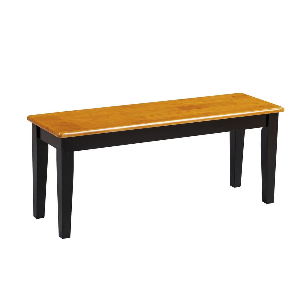 Boraam Shaker Dining Bench Oak Boraam Shaker Dining Bench, Black & Oak - Walmart.com - Walmart.com