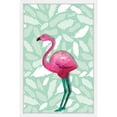 thumbnail image 2 of Marmont Hill "Fuchsia Flamingo" Framed Painting Print, 2 of 5
