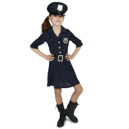Police Officer Girl Child Costume
