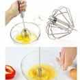 thumbnail image 5 of 10 Inch Stainless Steel Eggbeater,Rotating Semi-Automatic Eggbeater,Allows you to stir Easily Without Feeling Tired,Used for Making Cream of Egg Beater, 5 of 5
