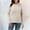 Beige, variant on Women Casual Solid Color Bottoming Shirt Slim High Collar Knitted Long Sleeved Top Thermal Underwear Top for Women 3xl Tall Mens Long Thermal Underwear Bottoms Thermal Underwear Top for Women Pack