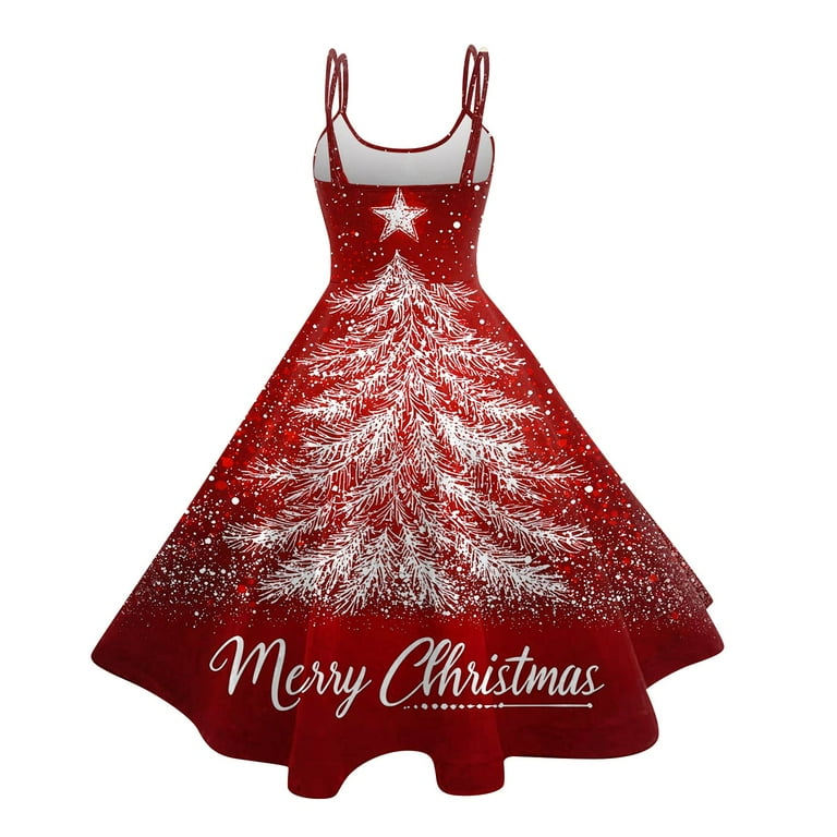 WTOBBY Women's Christmas Printed Sexy Strapless Gothic Cocktail Dress Punk Vintage Style Holiday Party Wear with Festive Elements,White S - Walmart.com WTOBBY Women's Christmas Printed Sexy Strapless Gothic Cocktail Dress Punk Vintage Style Holiday Party Wear with Festive Elements,White S - Walmart.com