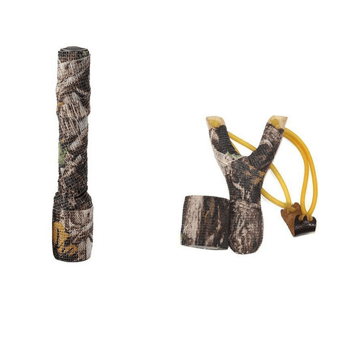 30 Roll Camouflage Tape Cling Scope Wrap Camo Stretch Bandage Self-Adhesive Tape for Camping Hunting Bike Telescope