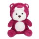 thumbnail image 1 of Cartoon Bear Plush Toy with Hat Kid Adult Cute Bear Stuffed Doll Throw Pillow Home Decoration Red 25.6in, 1 of 4