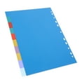 thumbnail image 3 of Shisuyan 10pcs Binder Divider With Tabs Page Folder Divider Binder Sheet Paper Protectors File Divider With Tabs For Office School And Home Use, 3 of 8