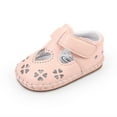 thumbnail image 2 of Yoyauz Baby Girl Mary Jane Shoes Anti Slip Rubber Sole Ballet Slippers Princess Dress Wedding Shoes Newborn Kids Shoes Toddler Shoes（0-12 Month）, 2 of 8